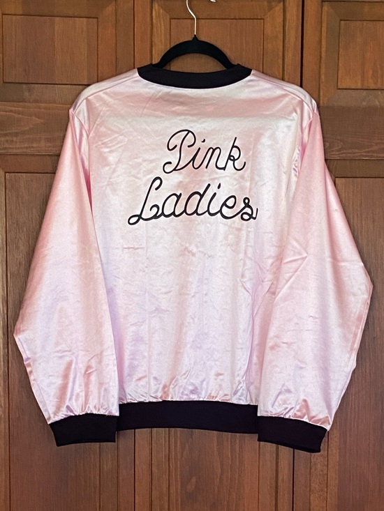 Pink Ladies Jackets & Blazers - GREASE BROADWAY PINK LADIES SATIN JACKET~XL